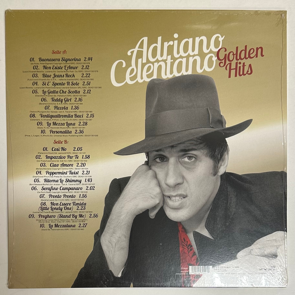 Adriano Celentano - Golden Hits (Германия 2015г.)