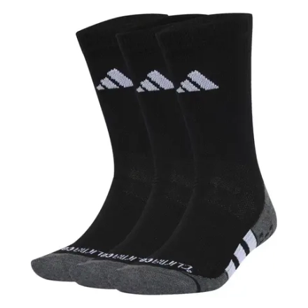 Теннисные носки Adidas Performance Grip Climacool Cushioned Crew 3P - black/dark grey heather/white