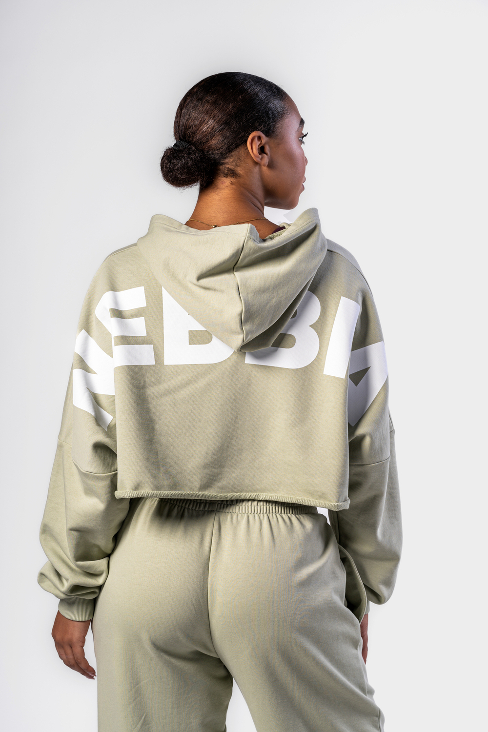 Худи Oversized Hoodie OWN YOUR POWER 433 Зеленый