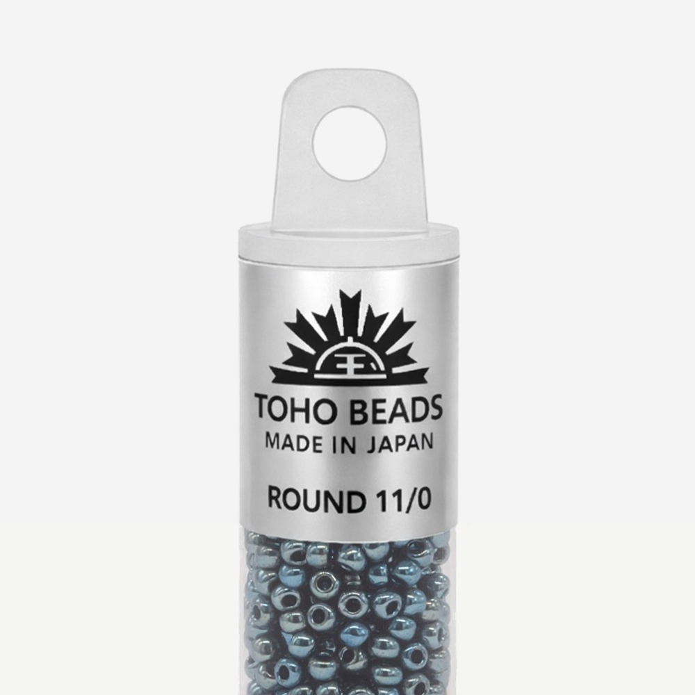 Японский бисер TOHO Round 11/0 (№511), металлизированный, непрозрачный глянцевый