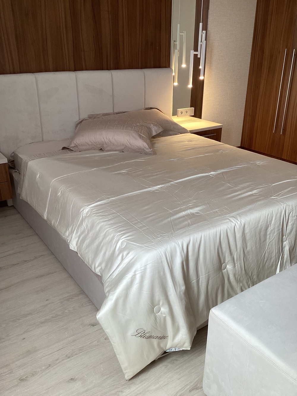 Постельное белье с одеялом из тенселя и хлопка Blum | Beige