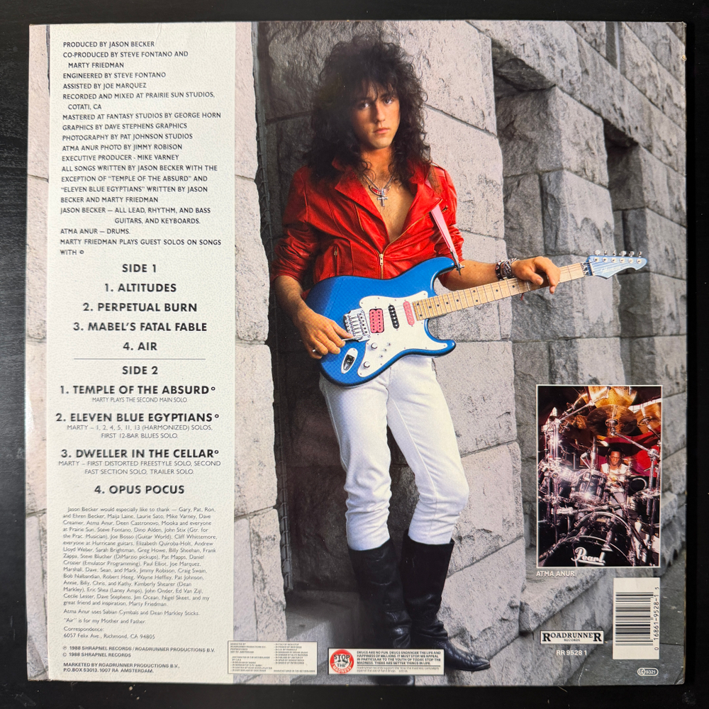 Jason Becker ‎– Perpetual Burn (Голландия 1988г.)