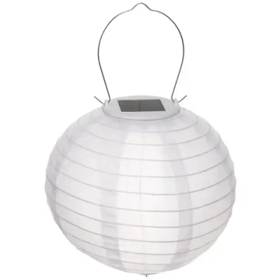 Светильник дачный на солн. батарее «Фонарик» 20 см, 1 LED, с подвесом, Белый