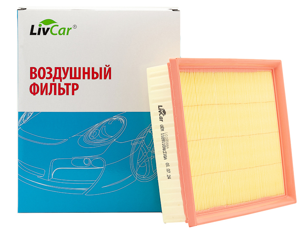 Фильтр воздушный LCQ0044A  LIVCAR AIR FILTER LCQ0044A