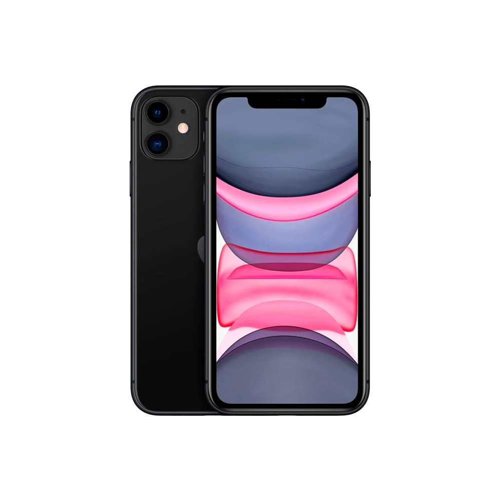 Смартфон Apple iPhone 11 64GB Dual Sim, Black (Черный)