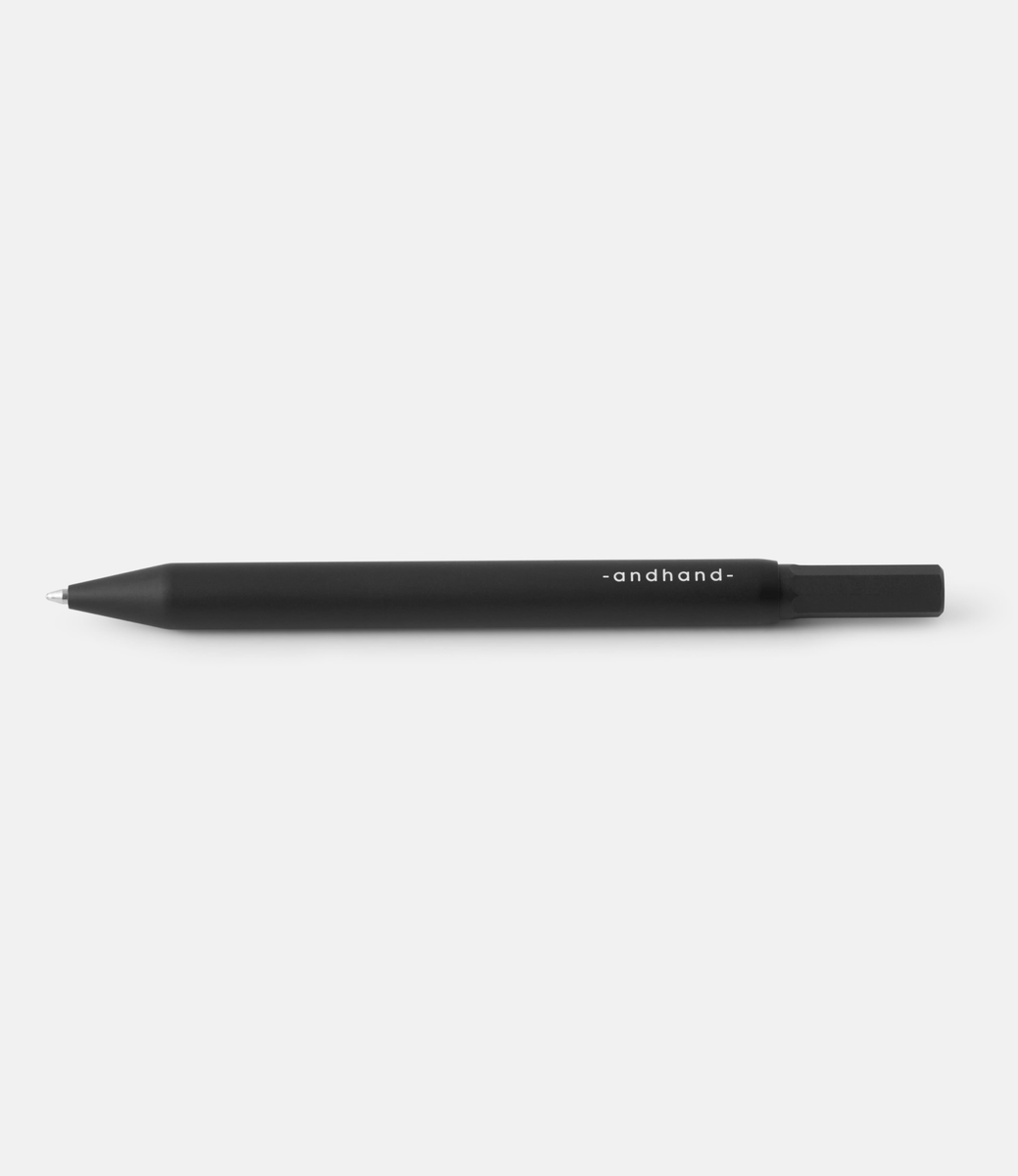 Andhand Method Pen Black — ручка из алюминия с поворотным механизмом