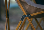 Кресло туристическое Naturehike MW01, складное, хаки, до 120 кг