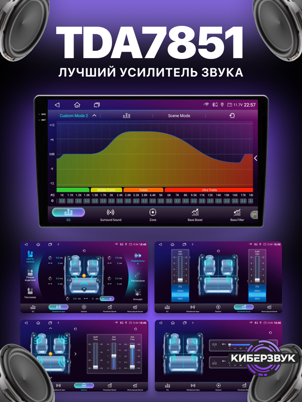 Автомагнитола TS10S (4+64 Гб / 9")