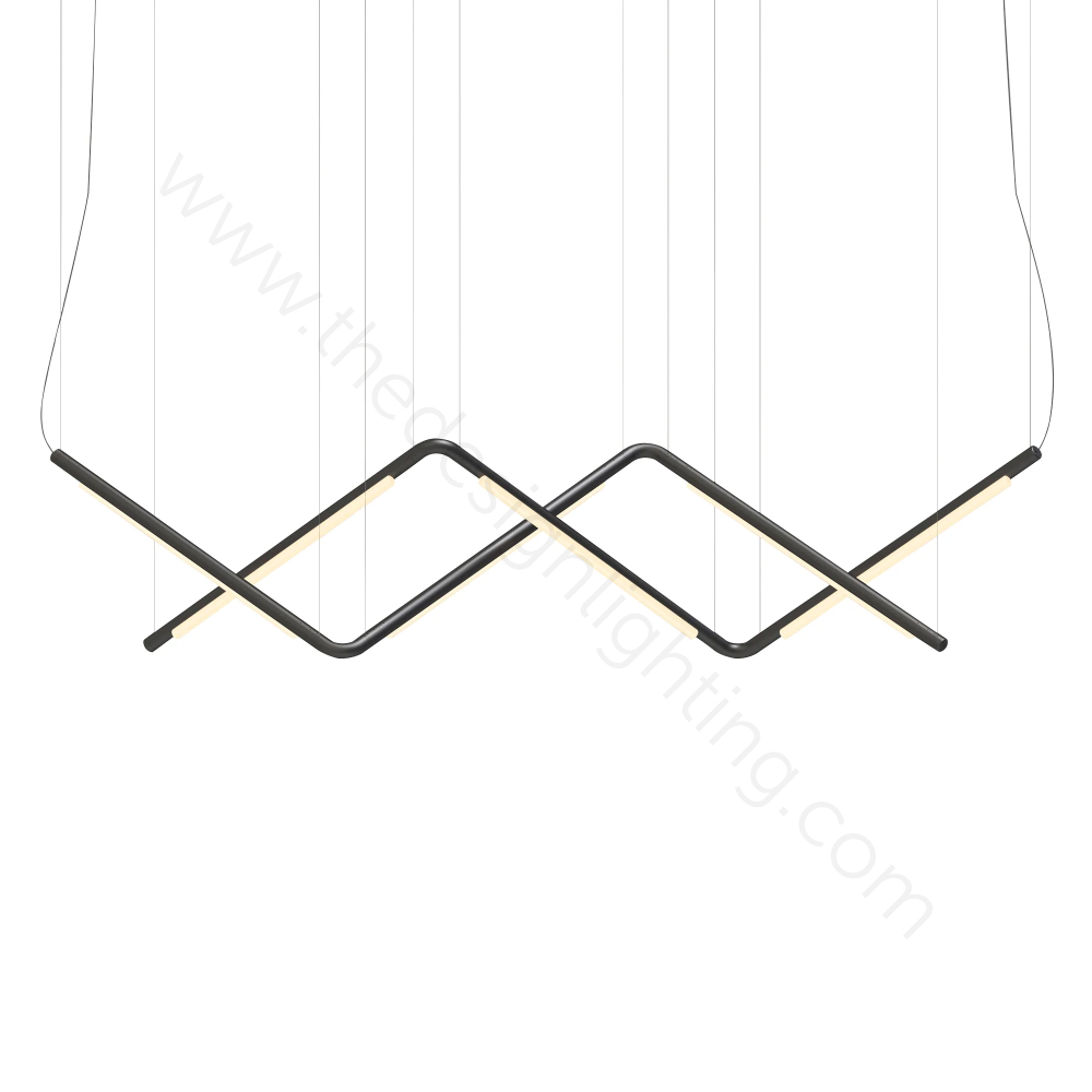 Pendant design lamp  Pipeline by ANDlight (Black)