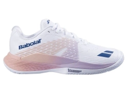 Женские Кроссовки теннисные Babolat Propulse Storm All Court - white/sunset