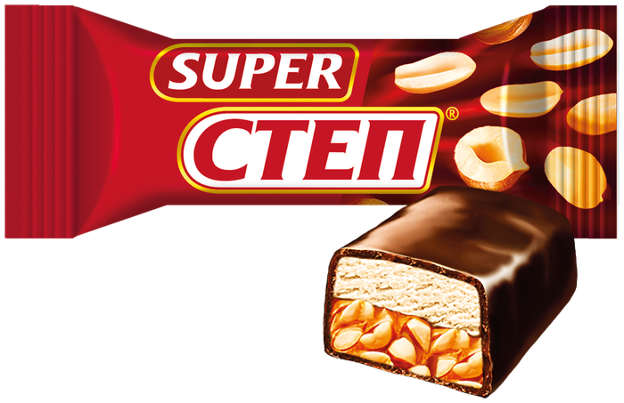 Конфеты Super Step пакет 1кг (Старый Оскол) суреп степ
