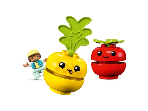 Конструктор LEGO Duplo 10982 Трактор для перевозки овощей и фруктов