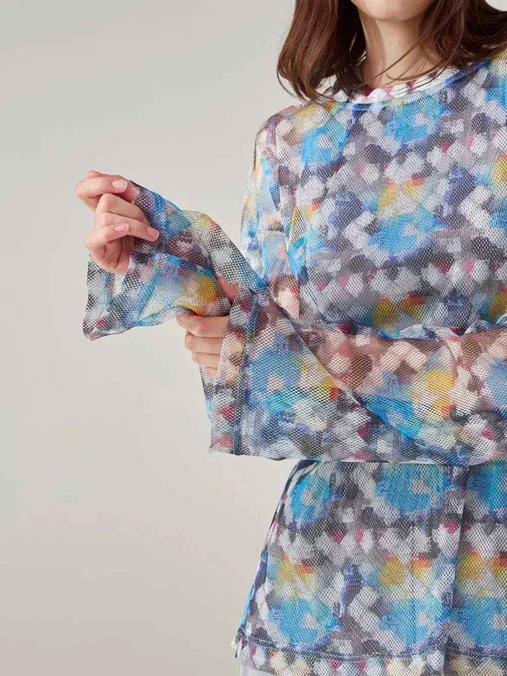 Туника из сетки пляжная для загара