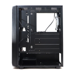 Корпус BaseTech eXtreme GFX-04, Без БП, ATX, чёрный, 4xFRGB FAN, 2xUSB2, 1xUSB3, бок: закалённое стекло (BT-GFX-04-TG-4F-RGB)