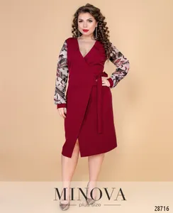 Платье 1120б-марсала Minova