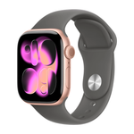 Умные часы Apple Watch Series 11 GPS, 42mm, Rose Gold Aluminium Case with Stone Gray Sport Band, S/M