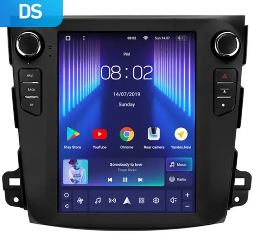 Магнитола для Mitsubishi Outlander 2 / XL 2005-2012 (без Rockford) - Teyes TPRO 2 монитор 9.7" QLED в стиле "Тесла" на Android 10, Быстрая, 4G SIM-слот
