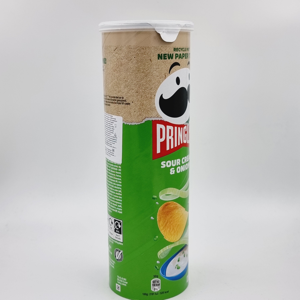 Чипсы картофельные PRINGLES SOUR CREAM & ONION Сметана и Лук 165 г (Бельгия)