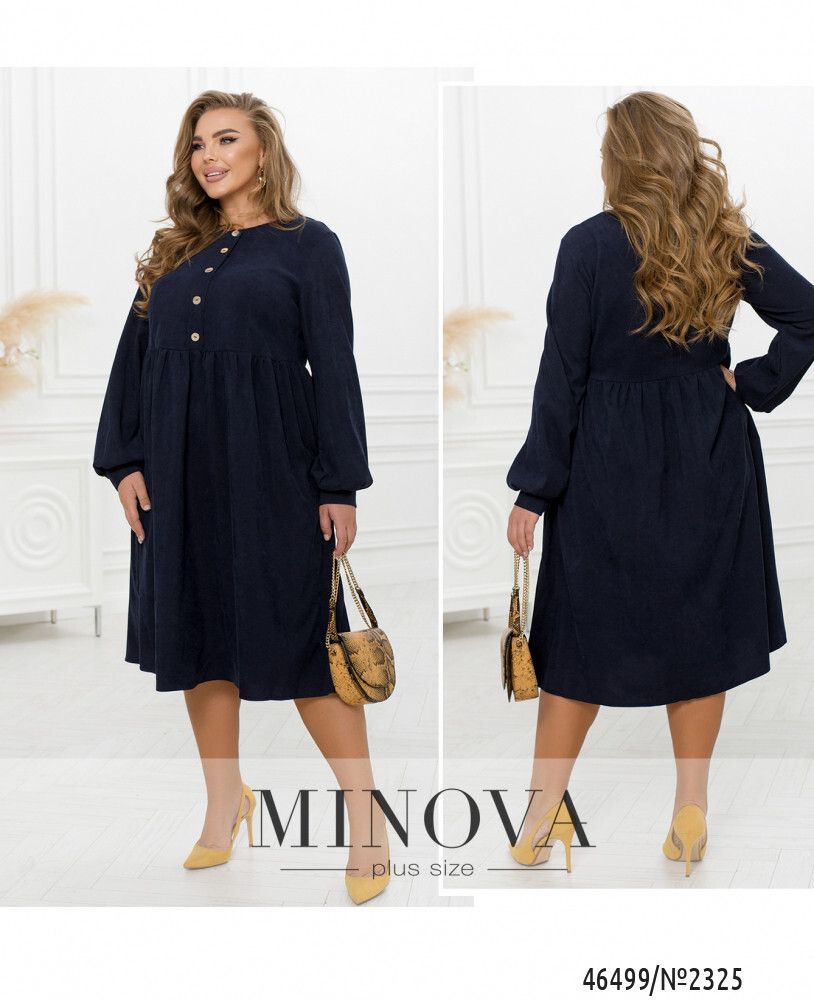 Платье 2325-темно-синий Minova Платье 2325-темно-синий Minova