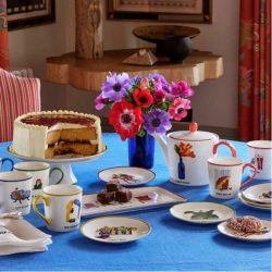 Spode Блюдо Kit Kemp Doodle 27x9,4 см на ножке EAN 749151786363