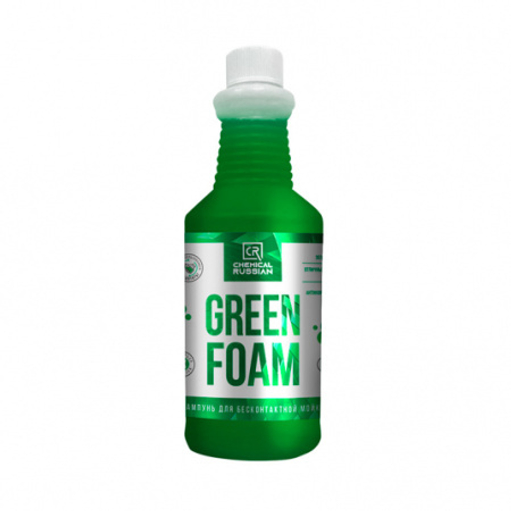 Chemical Russian Green Foam - Шампунь для бесконтактной мойки, 1 л