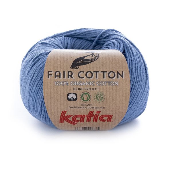 Пряжа Katia (Катя) Fair Cotton / уп.10 мот. по 50 г, 155м, №5