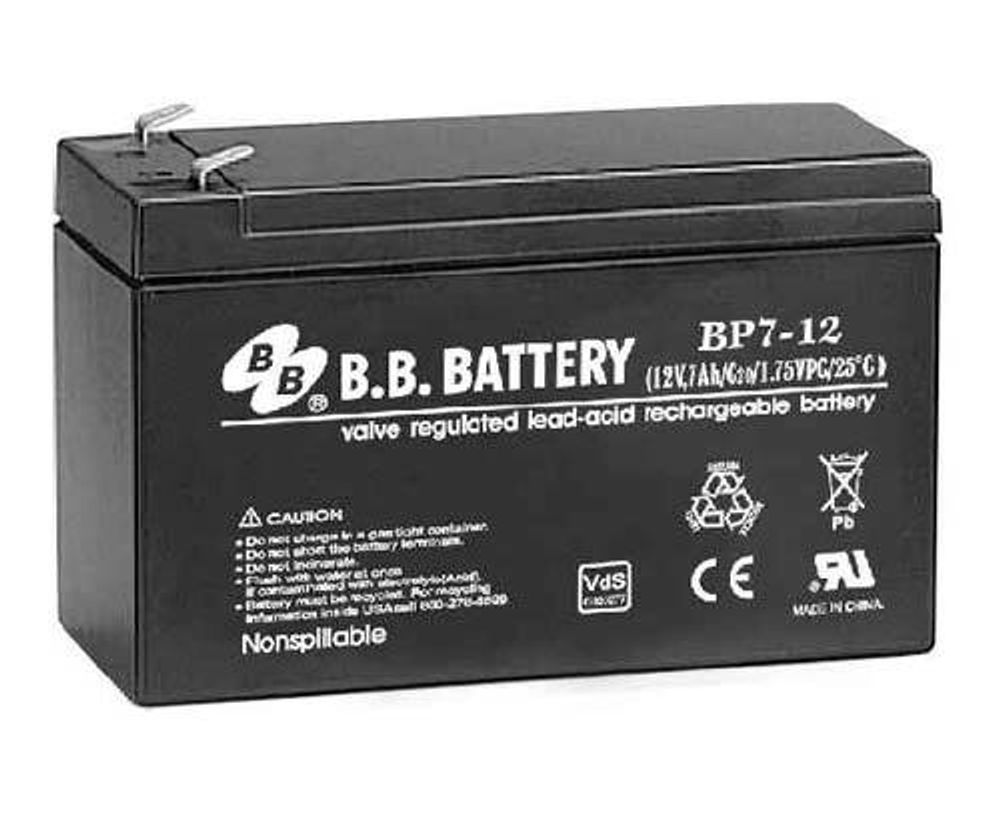 Аккумулятор B.B.BATTERY BP 7-12 Аккумулятор B.B.BATTERY BP 7-12