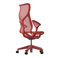 Кресло Herman Miller Cosm, высокая спинка, цвет Canyon, подлокотники «лепестки» (Leaf)