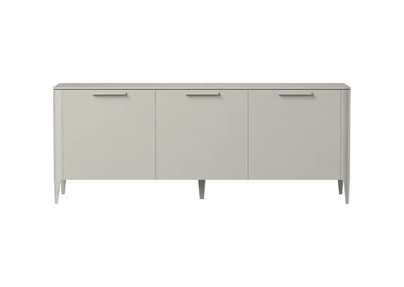 Тумба Type oak 3 двери ширина 180 см (серо-бежевый)