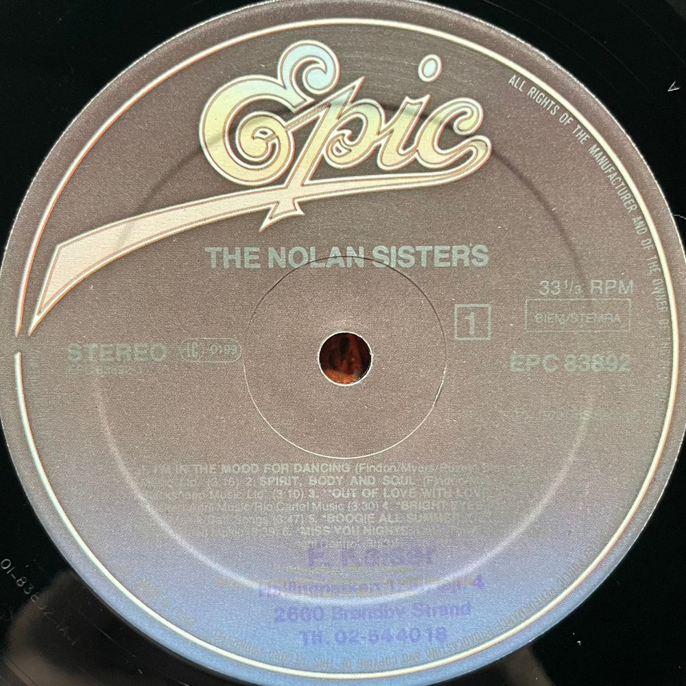 The Nolan Sisters ‎– The Nolan Sisters (Голландия 1979г.)