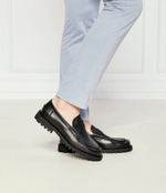 Кожаные мокасины richayl mocc BOSS BLACK - черный(50523092)