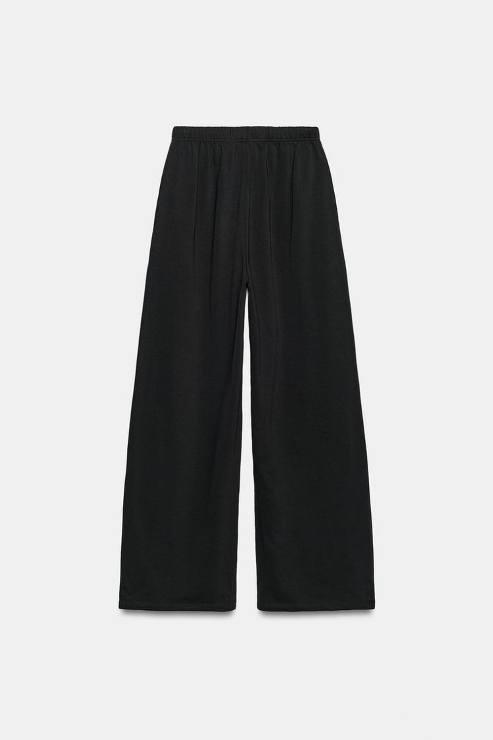 ZARA БРЮКИ-ДЖОГГЕРЫ СВОБОДНОГО КРОЯ, ЧЕРНЫЙ