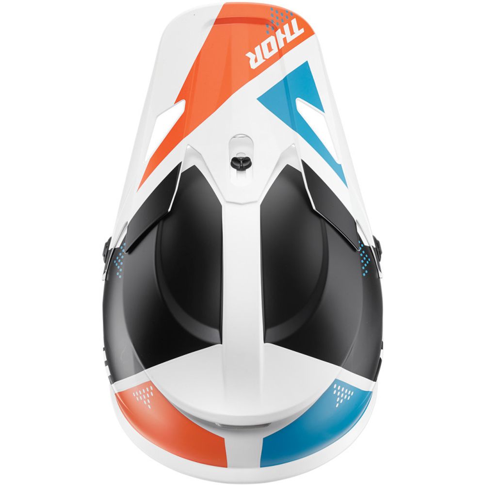 Sector Blade Helmet / Бело-бирюзовый