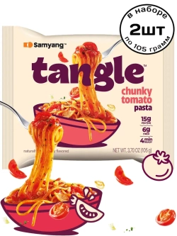 Паста Лингвини в соусе с Томатами Tangle 105 г * 2 шт