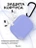Чехол для Airpods 3 Gurdini силиконовый с карабином Сиреневый