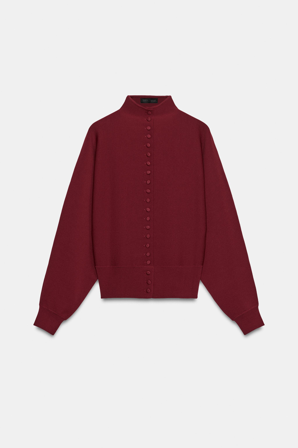 КАРДИГАН С ОБТЯЖНОЙ ПУГОВИЦЕЙ — ZARA
