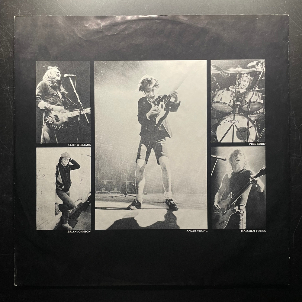 AC/DC ‎– Back In Black (Скандинавия 1980г.)