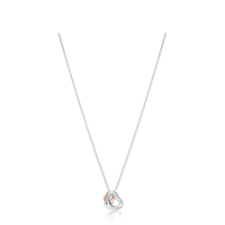 Подвеска из серебра и розового золота, Tiffany , Open heart  - Elsa Peretti 💝