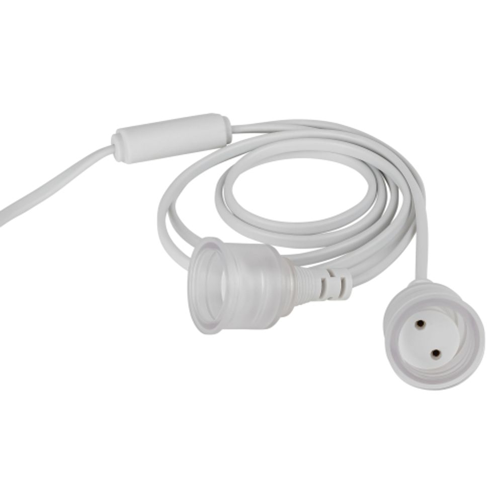 Патрон ЭРА FITO-Holder G13 IP65 mах Т8 для ламп FITO до 1200 мм 2хG13 с выключателем, вилкой 1.5 м | Аксессуары для фито светильников