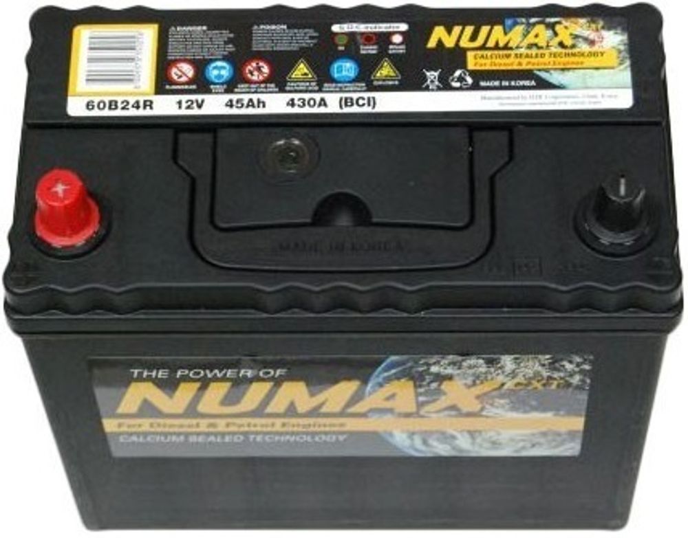 NUMAX 6CT- 45 ( 60B24 ) аккумулятор NUMAX 6CT- 45 ( 60B24 ) аккумулятор