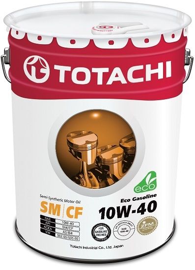 Eco Gasoline 10W-40 TOTACHI масло моторное полусинтетическое (20 Литров)