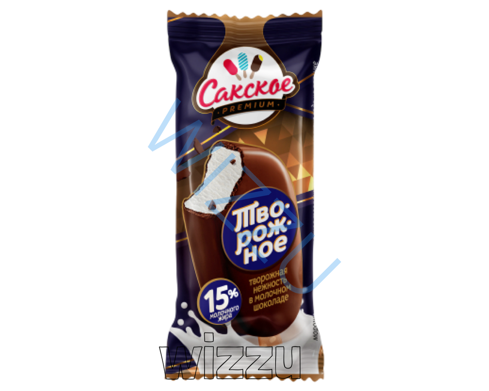 PREMIUM Мороженое "ТВОРОЖНОЕ" в молочном шоколаде на палочке