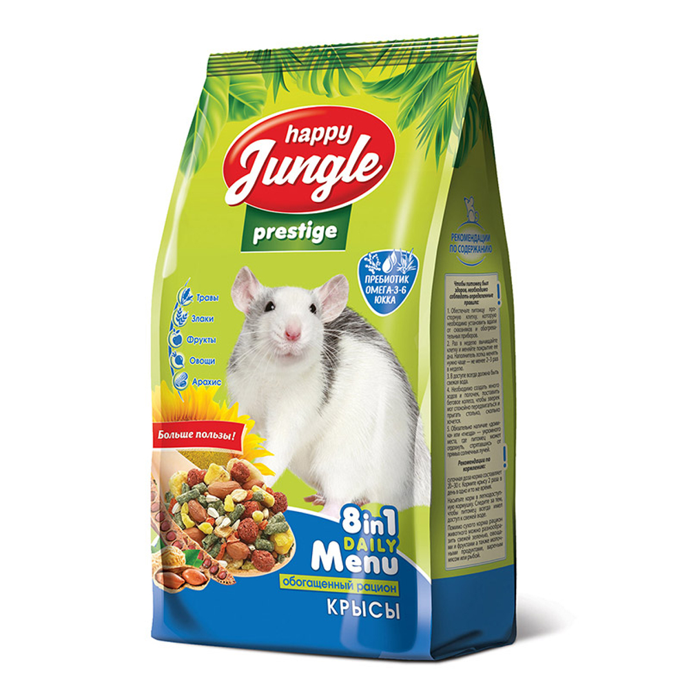 Корм Happy Jungle Prestige для крыс 500 г
