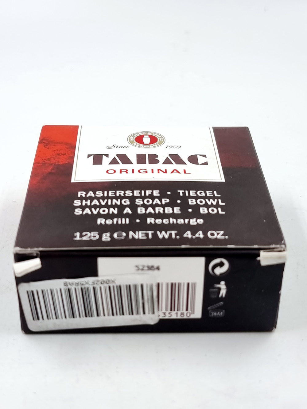 TABAC ORIGINAL Мыло для бритья (сменный блок) Shaving Soap Bowl, 125 г (Германия)