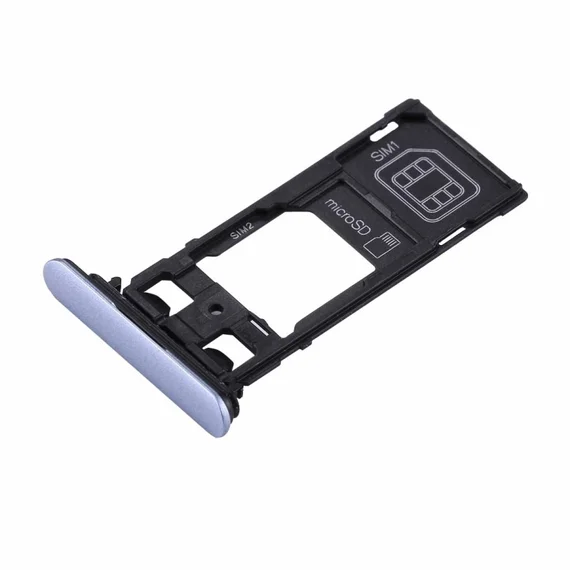 Лоток для Sim и Micro SD для Sony Xperia XZ Silver