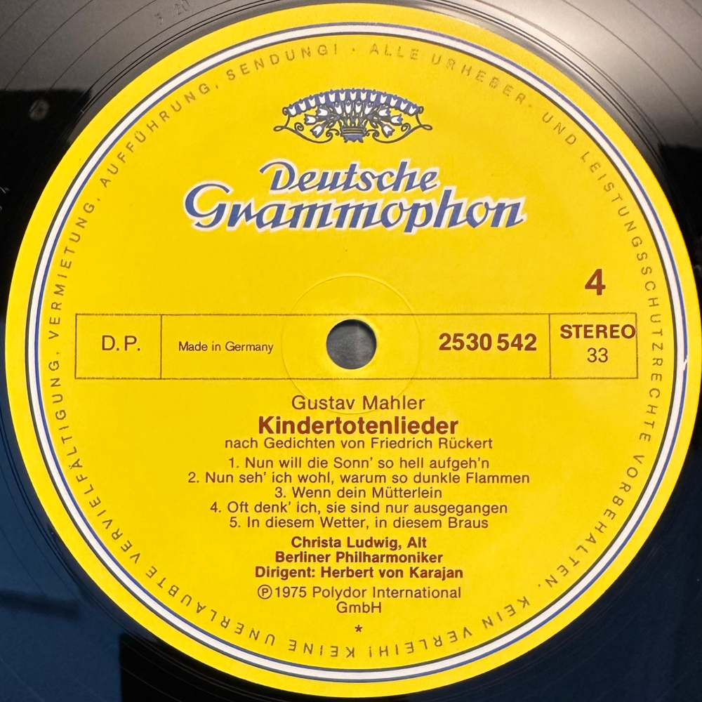 Густав Малер- 5-я симфония / Детские песни 2LP (Германия 1975г.)