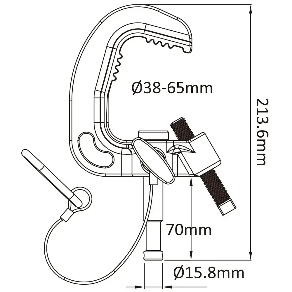 Зажим KUPO C-26 TITAN CLAMP
