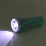Фонарь ручной 1 режим 1LED 1AA микс 3 цвета QZ2007