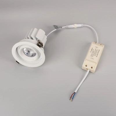 Светильник MS-VORTEX-BUILT-R110-20W Day4000 (WH-WH, 20 deg, 230V) (Arlight, IP20 Металл, 5 лет)