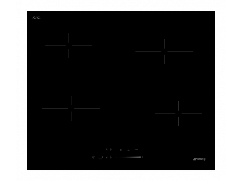 Встраиваемая электрическая варочная панель Smeg SE464TD